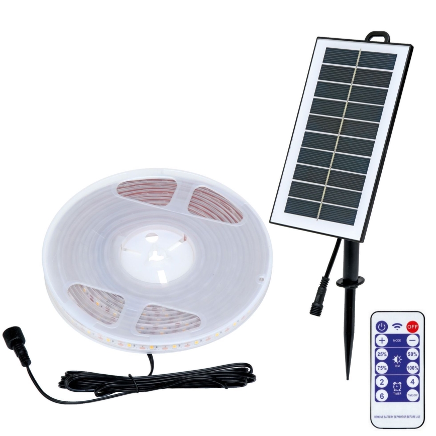 LED Solar strip 3,7V 2400 mAh 5 m IP65