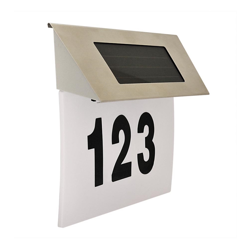 HOFTRONIC Ellis 12x Solar Grondspots - 8 LEDs - 3000K Warmwit Licht Ip65 Waterdicht Incl Schemerschakelaar Rvs
