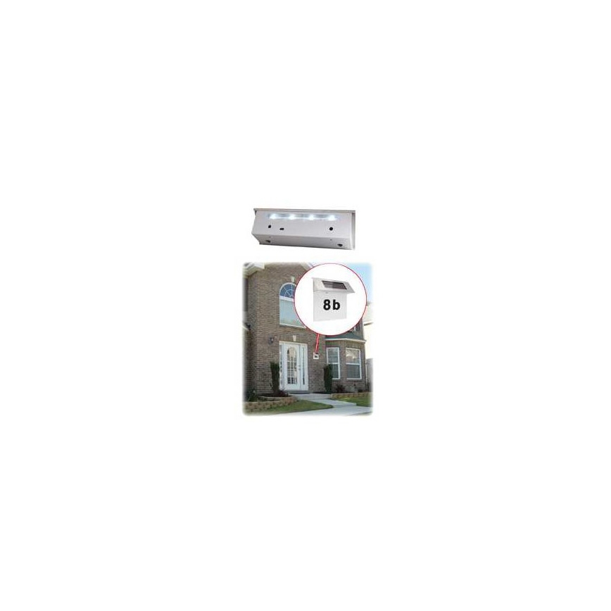 LED Solar verlichting huisnummer