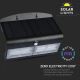 LED Solar Wand Lamp met Sensor LED/7W/3,7V 4000K IP65 zwart