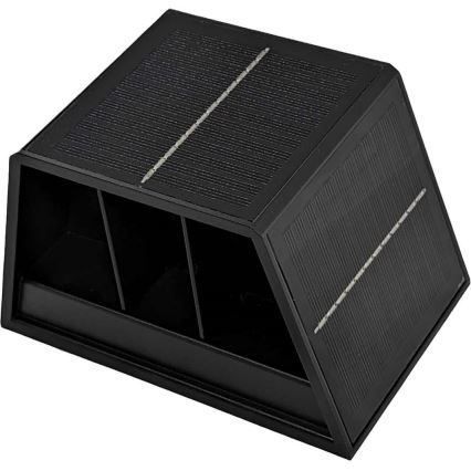 LED Solar wandlamp CUBUS 2xLED/1,5W/3,7V 1500 mAh IP54