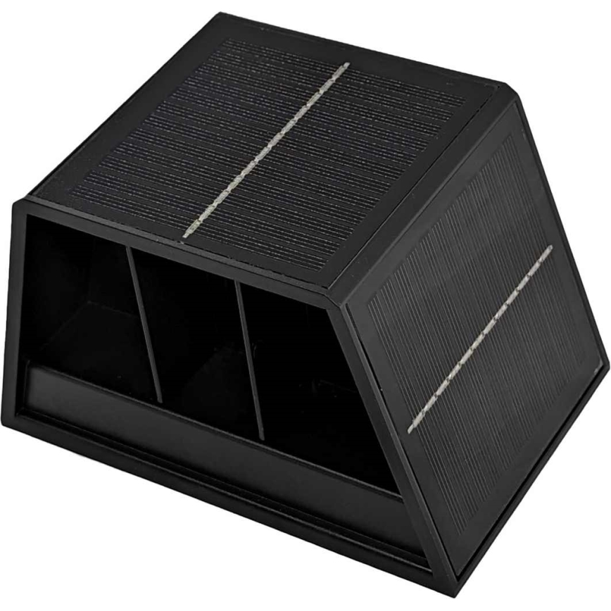 LED Solar wandlamp CUBUS 2xLED/1,5W/3,7V 1500 mAh IP54