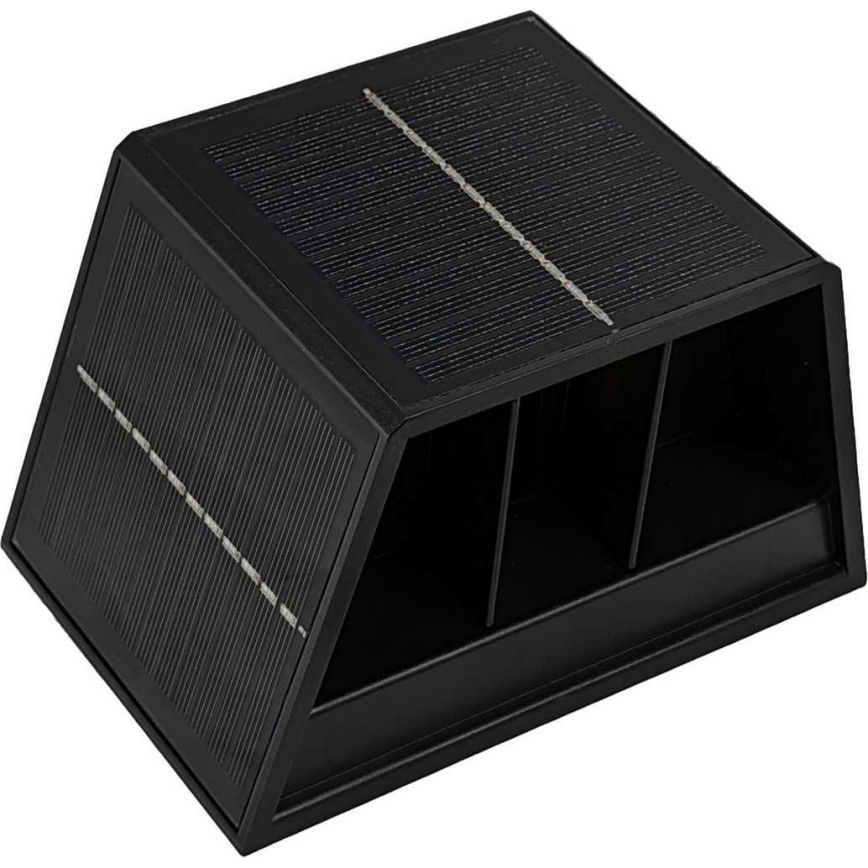 LED Solar wandlamp CUBUS 2xLED/1,5W/3,7V 1500 mAh IP54