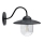 LED Solar wandlamp LED/0,5W/1,2V 600 mAh IP44 zwart
