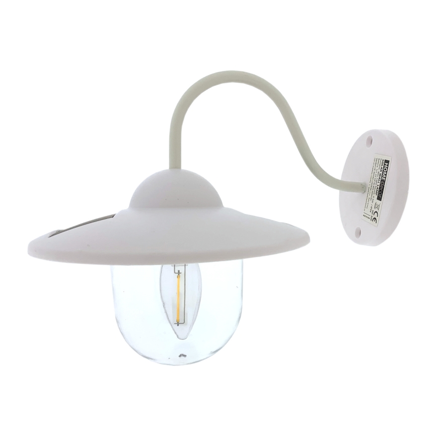 LED Solar wandlamp LED/0,5W/1,2V 600 mAh IP44 wit
