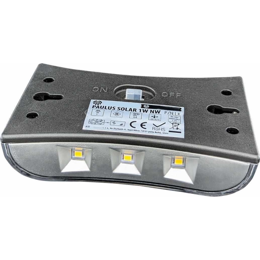 LED Solar wandlamp LED/1W/1,2V 600 mAh IP44