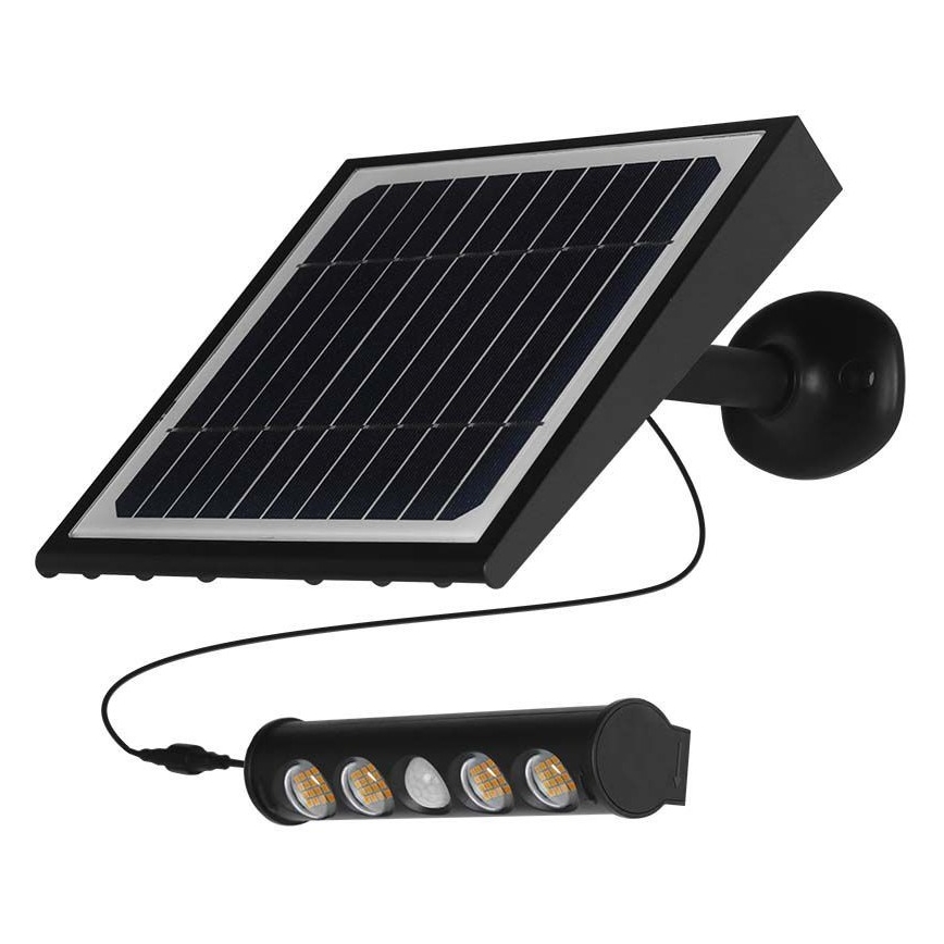 LED Solar wandlamp met een sensor LED/8W/3,7V IP65 6000K