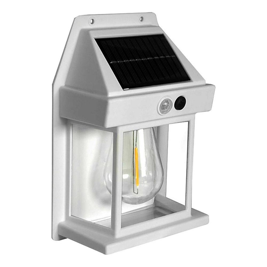 LED Solar wandlamp met sensor LANTER LED/1W/3,7V 1200 mAh IP44 wit