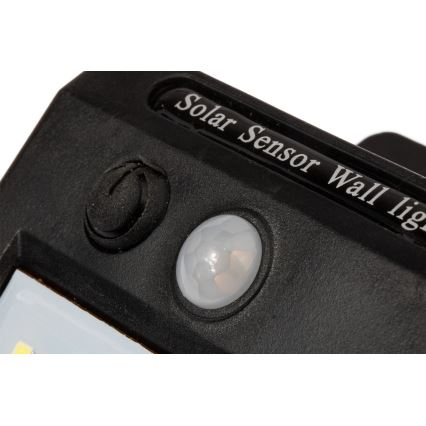 LED Solar wandlamp met sensor LED/0,55W/3,7V 1200 mAh IP65