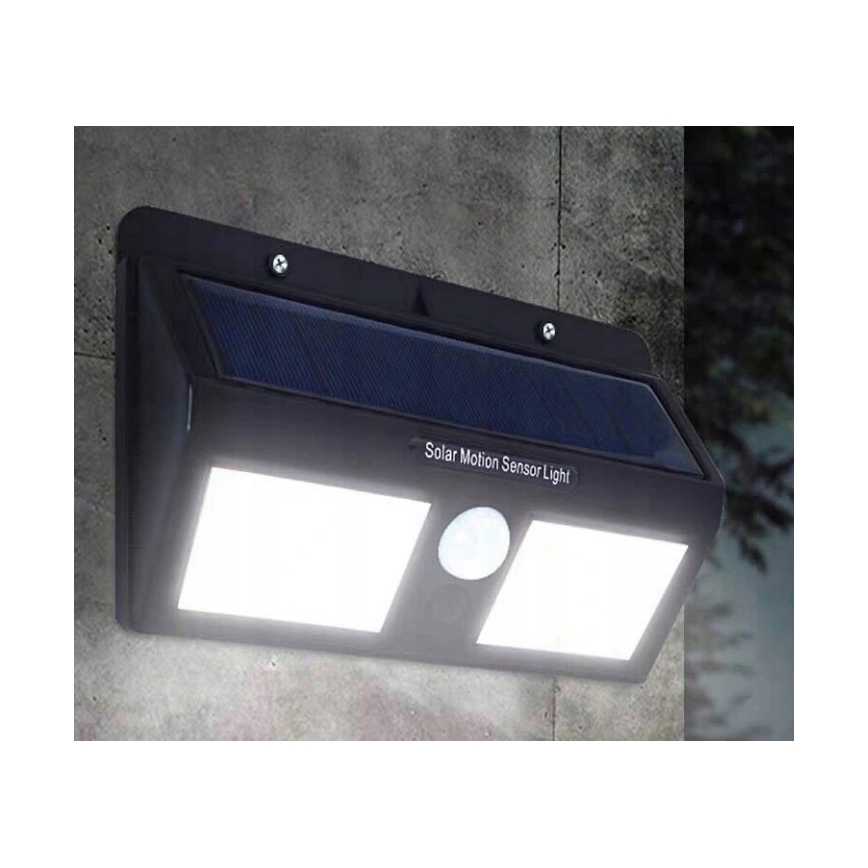LED Solar wandlamp met sensor LED/1,2W/3,7V 2400 mAh IP54