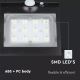 LED Solar wandlamp met sensor LED/1.5W/3,7V IP65