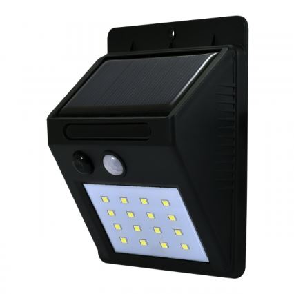 LED Solar wandlamp met sensor LED/2,2W/3,7V 2200 mAh IP44