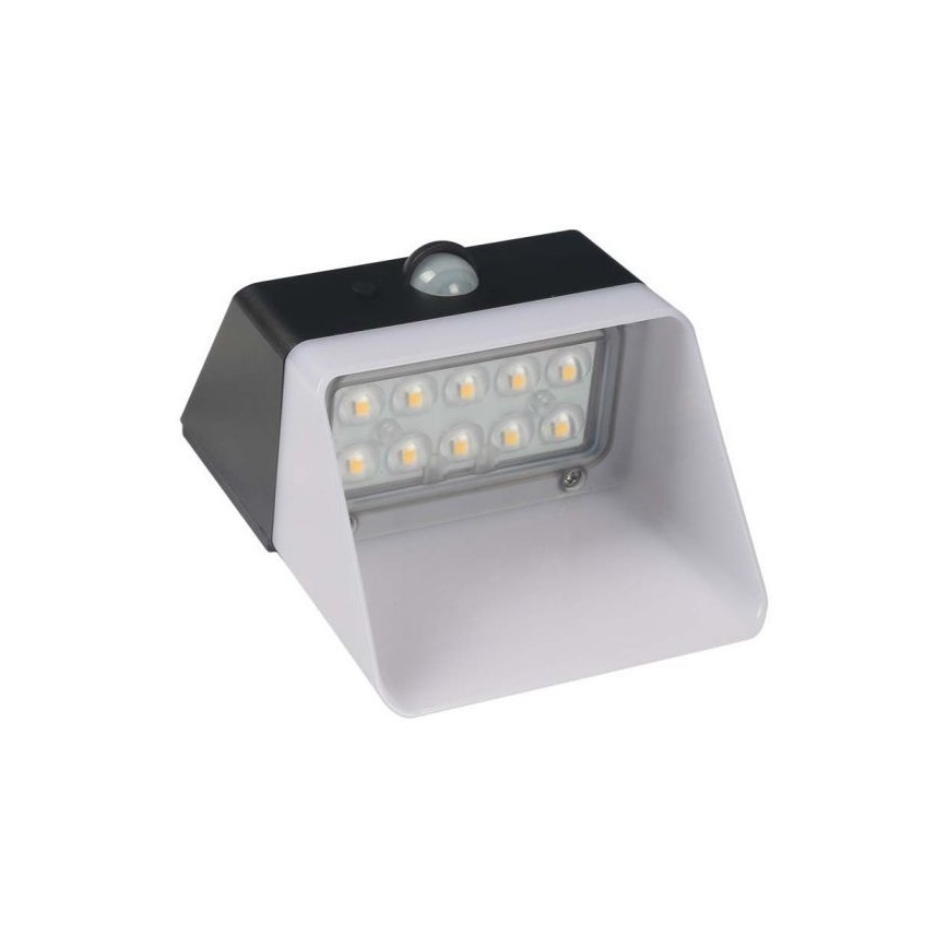LED Solar wandlamp met sensor LED/2W/3,7V 4000K IP65