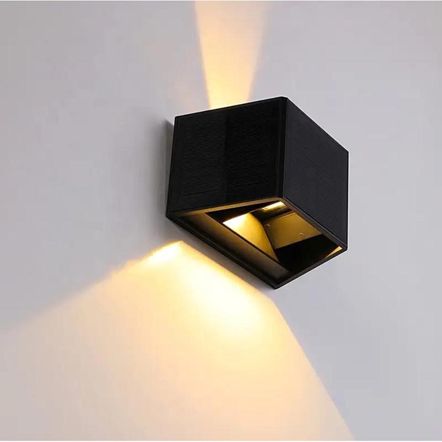 LED Solar wandlamp met sensor LED/2W/5V IP54 1300 mAh