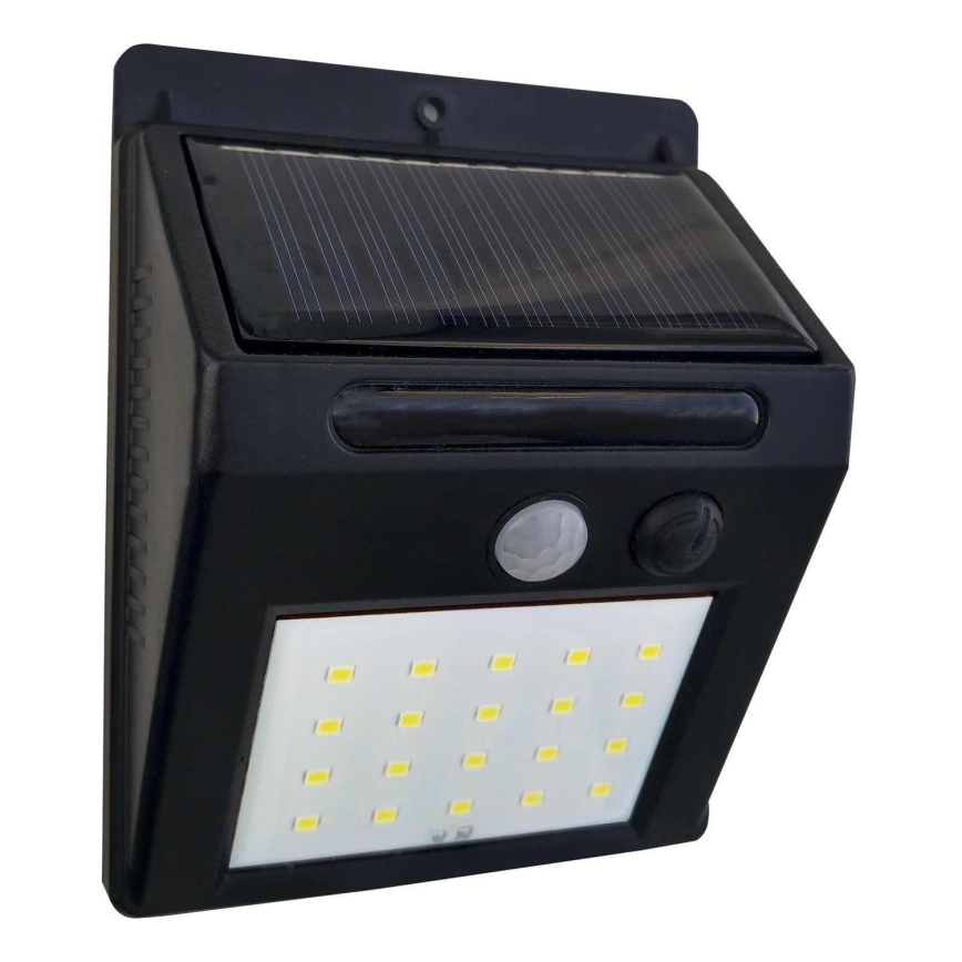 LED Solar wandlamp met sensor LED/3W/3,7V 1200 mAh IP44