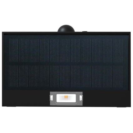 LED Solar wandlamp met sensor LED/3W/3,7V 3000K/4000K IP65 1200 mAh zwart
