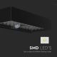 LED Solar wandlamp met sensor LED/6W/3,7V IP65 4000K zwart