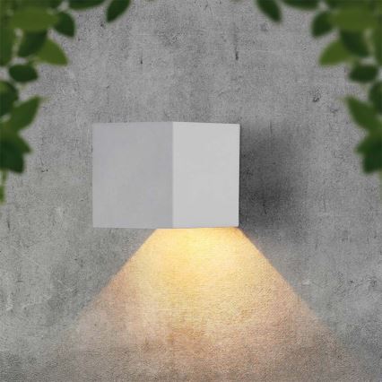 LED Solar wandlamp met sensor LED/9W/3,7V IP65 3000K 2600 mAh wit