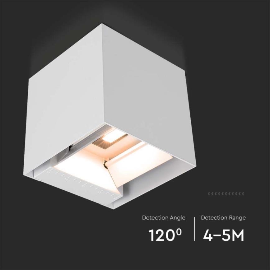LED Solar wandlamp met sensor LED/9W/3,7V IP65 3000K 2600 mAh wit