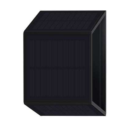 LED Solar wandlamp WINGS LED/2W/1300 mAh 3,7V 3000K IP54 zwart