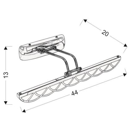 LED Spiegel Verlichting MOVE LED/6W/230V
