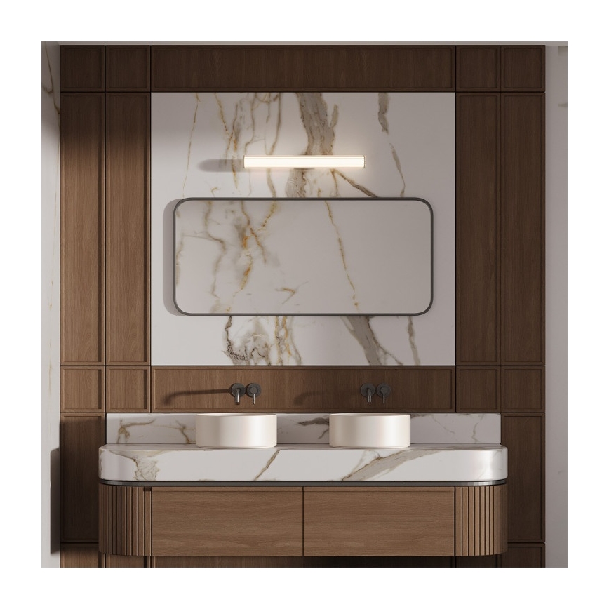 LED-spiegelverlichting voor de badkamer LINEA LED/8W/230V 3000/4000/6000K IP44 45 cm zwart