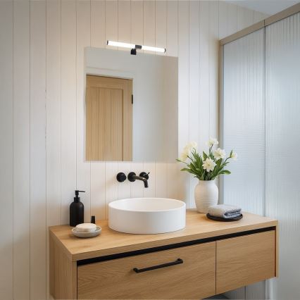 LED-spiegelverlichting voor de badkamer APA LED/6W/230V 40 cm IP44 zwart