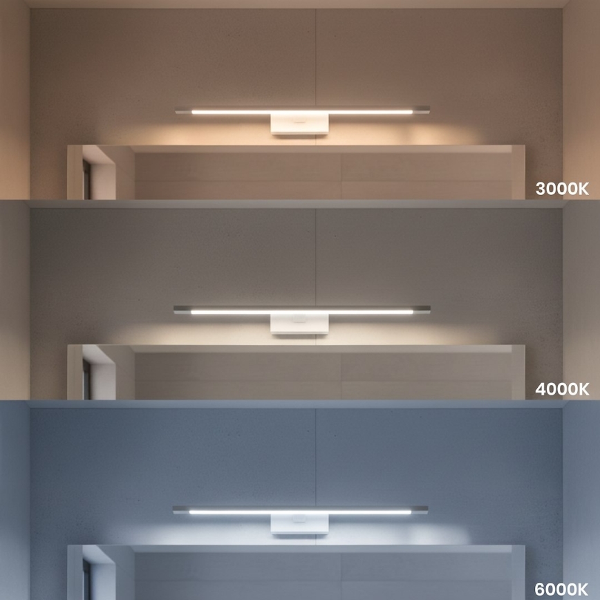 LED-spiegelverlichting voor badkamer KLIMT LED/12W/230V 3000/4000/6000K 60 cm IP44 wit