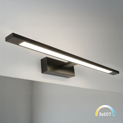 LED-verlichting voor badkamerspiegel KLIMT LED/12W/230V 3000/4000/6000K 60 cm IP44 zwart