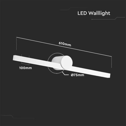 LED-spiegelverlichting voor de badkamer LED/10W/230V 4000K IP65 wit