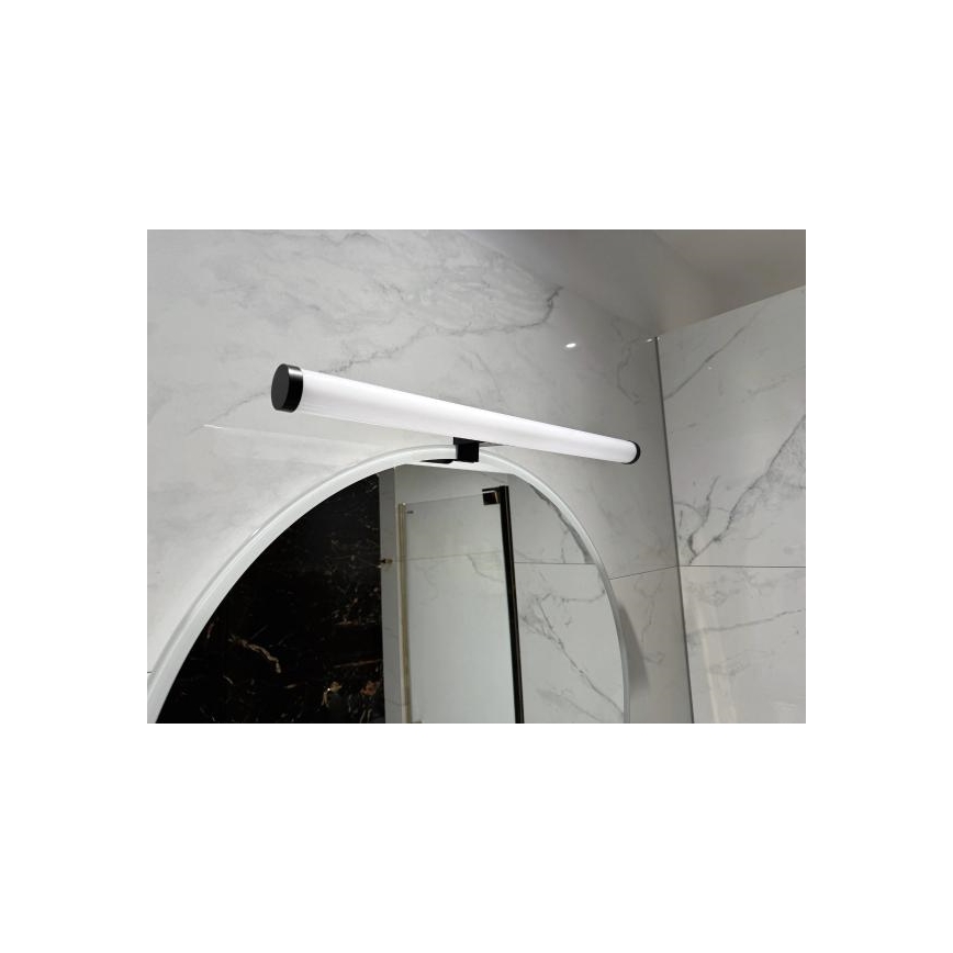 LED-spiegelverlichting voor de badkamer LED/12W/230V 59,5 cm IP44 zwart