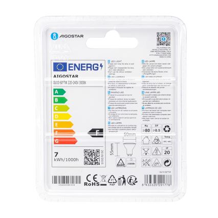 LED-spot COB GU10/7W/230V 3000K - Aigostar