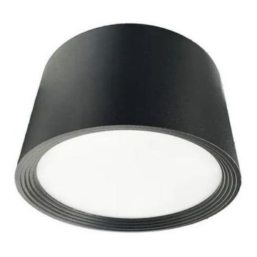 LED spot LED/12W/230V 4000K diameter 10 cm zwart