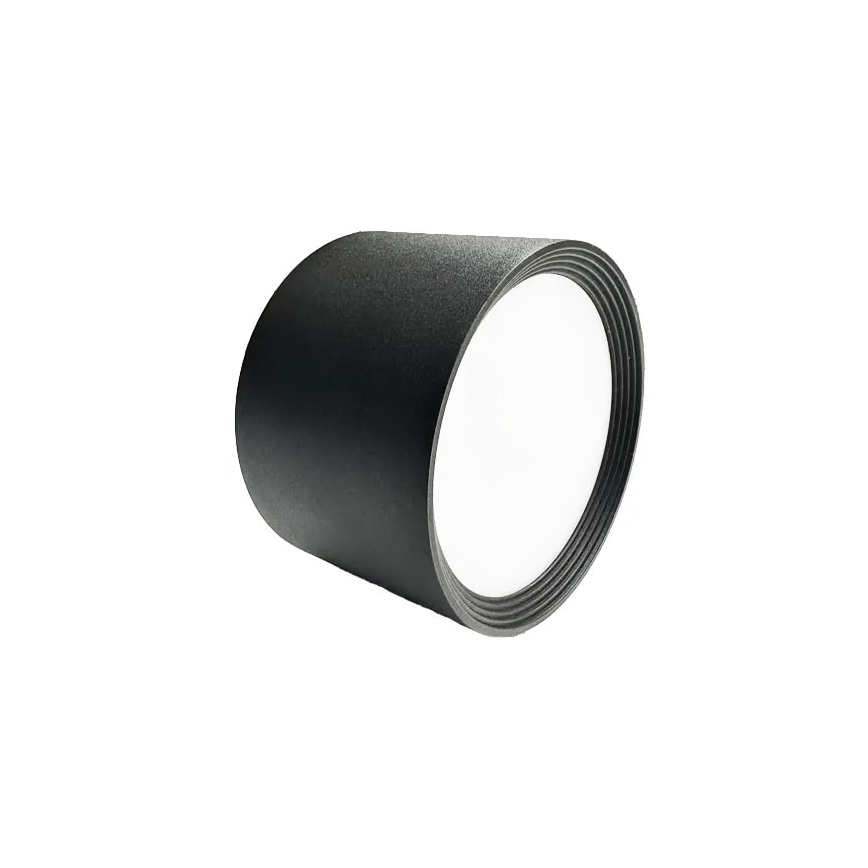 LED spot LED/12W/230V 4000K diameter 10 cm zwart