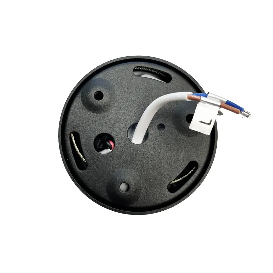 LED spot LED/16W/230V 4000K diameter 10 cm zwart