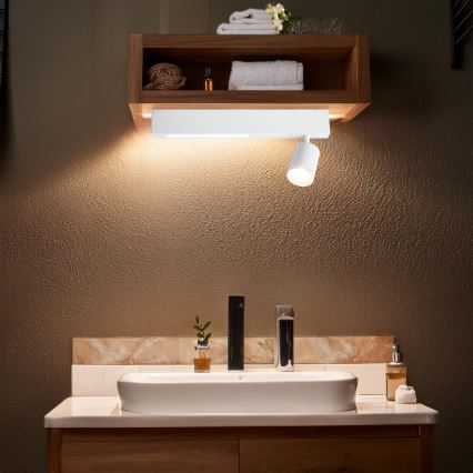 LED spot MAGNET LED/5W/230V + 1xGU10/60W 3000/4000K wit