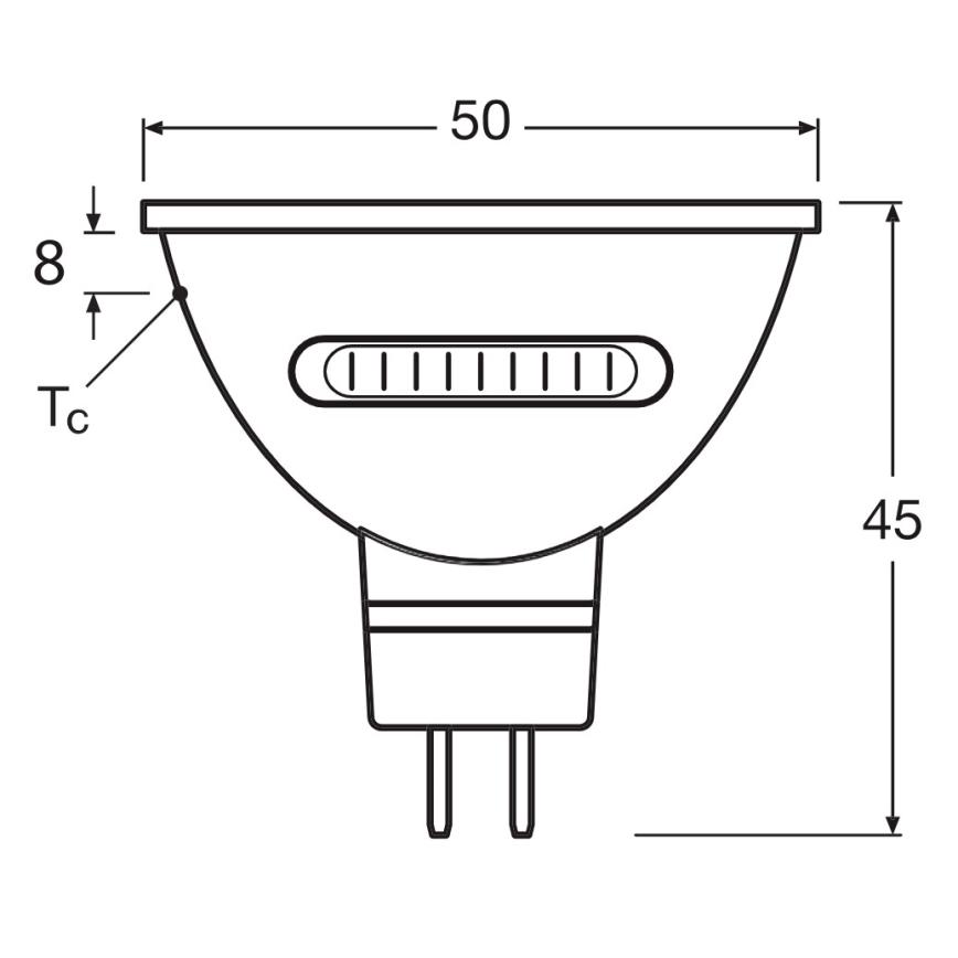 LED-spot MR16 GU5,3/5,6W/12V 2700/4000/6500K 36° - Osram