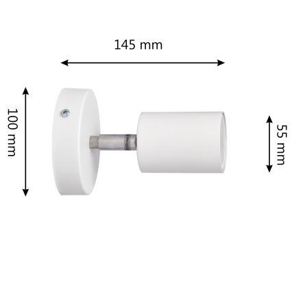 LED Spot mural LED TUNE 1xGU10/4,8W/230V blanc
