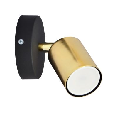 LED Spot mural TUNE 1xGU10/4,8W/230V doré/noir