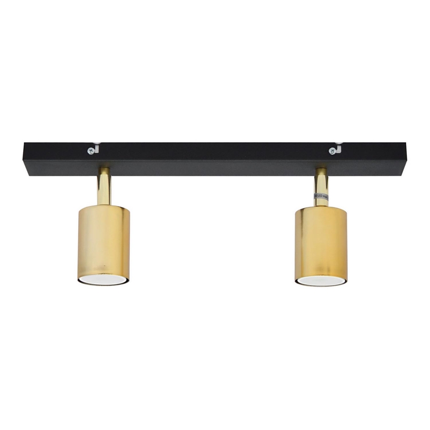 LED Spot TUNE 2xGU10/4,8W/230V doré/noir