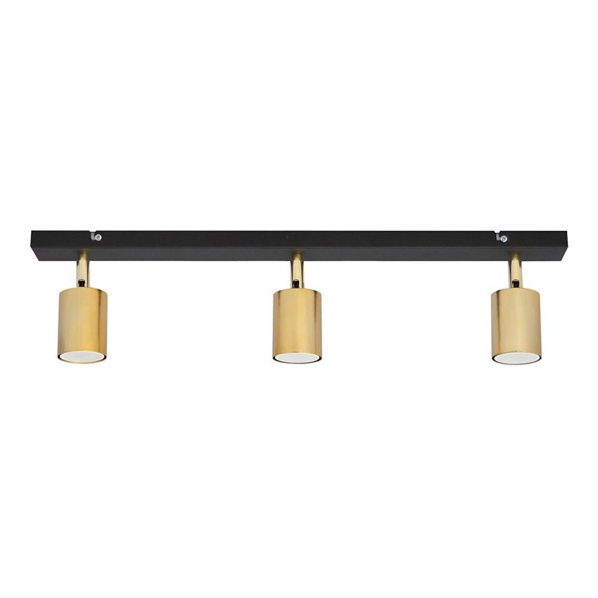 LED Spot  TUNE 3xGU10/4,8W/230V goud/zwart