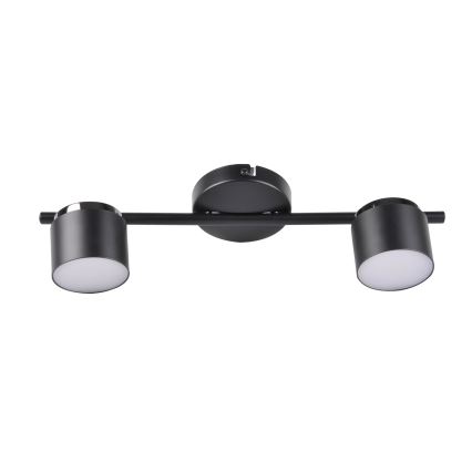 LED Spotlamp KUBIK 2xLED/4,2W/230V zwart