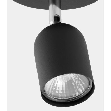 LED spotlamp TOP 1xGU10/10W/230V zwart