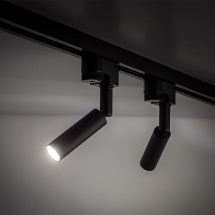 LED spot voor 1-fase railsysteem LAGOS 1xG9/3W/230V zwart
