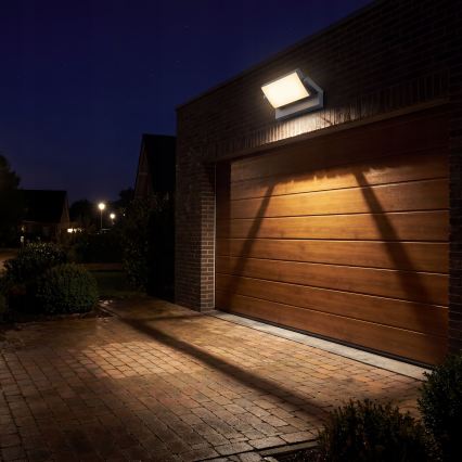 LED dimbare buitenwandlamp LED/12/18/24W/230V 3000/4000/6500K IP54 zwart