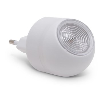 LED Stopcontact Oriëntatie Lamp met Schemer Sensor LED/1W/230V