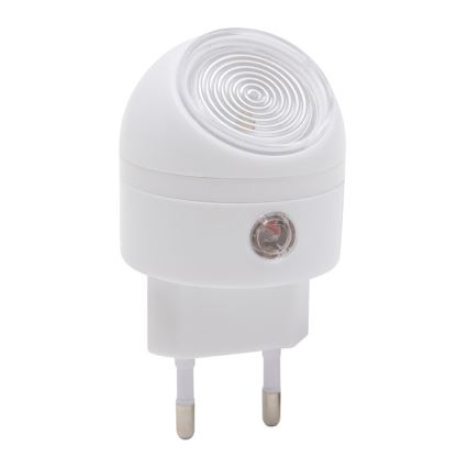 LED Stopcontact Oriëntatie Lamp met Schemer Sensor LED/1W/230V