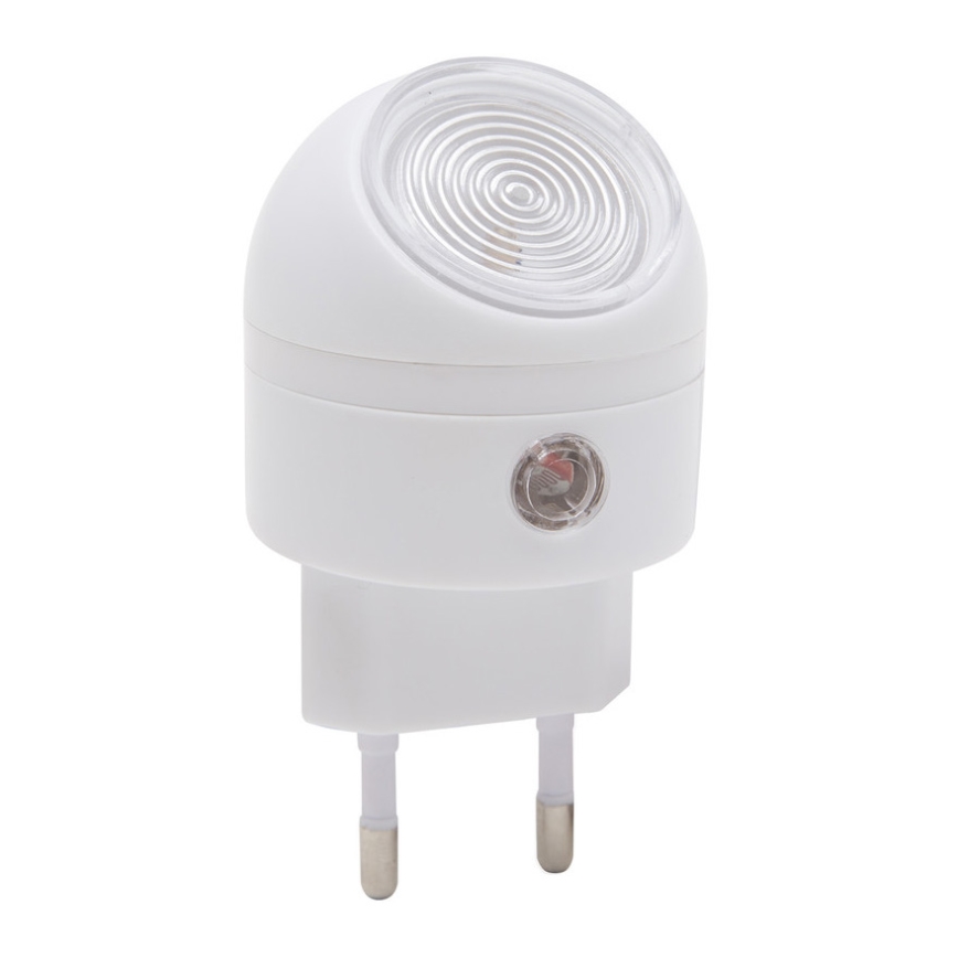 LED Stopcontact Oriëntatie Lamp met Schemer Sensor LED/1W/230V