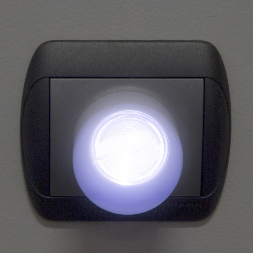 LED Stopcontact Oriëntatie Lamp met Schemer Sensor LED/1W/230V