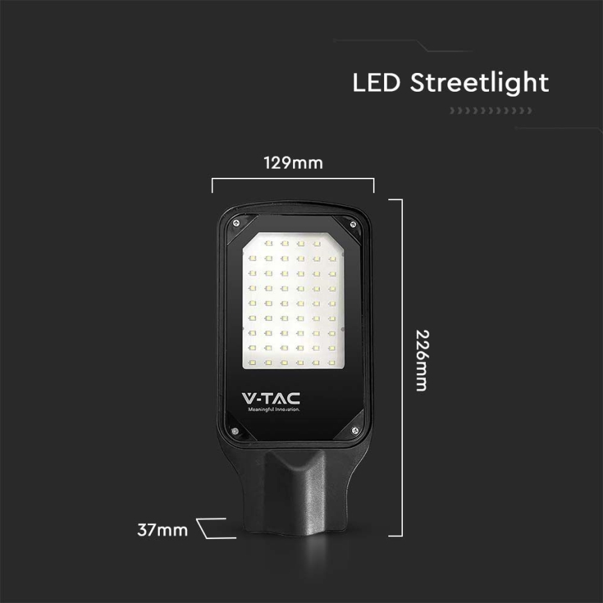LED Straatlamp LED/30W/230V 6500K IP65